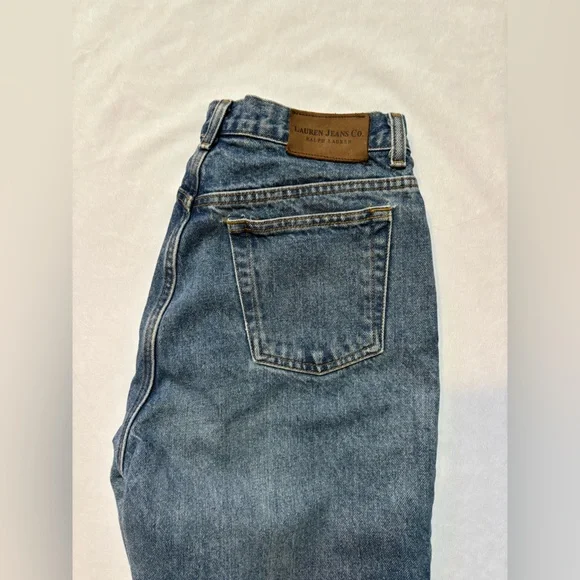 Vintage Ralph Lauren Dark Blue Bootcut Jeans - Picture 2 of 8